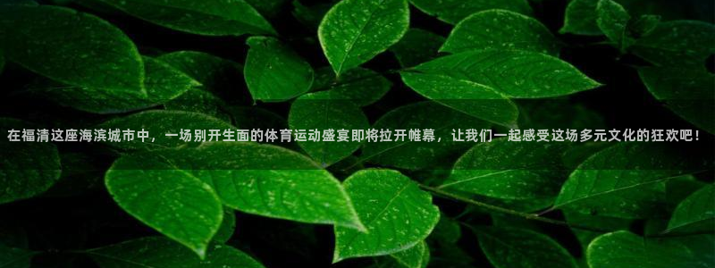捷豹足球服：在福清这座海滨城市中，一场别开生面的体育运动盛宴即将拉开帷幕，让我们一起感受这场多元文化的狂欢吧！
